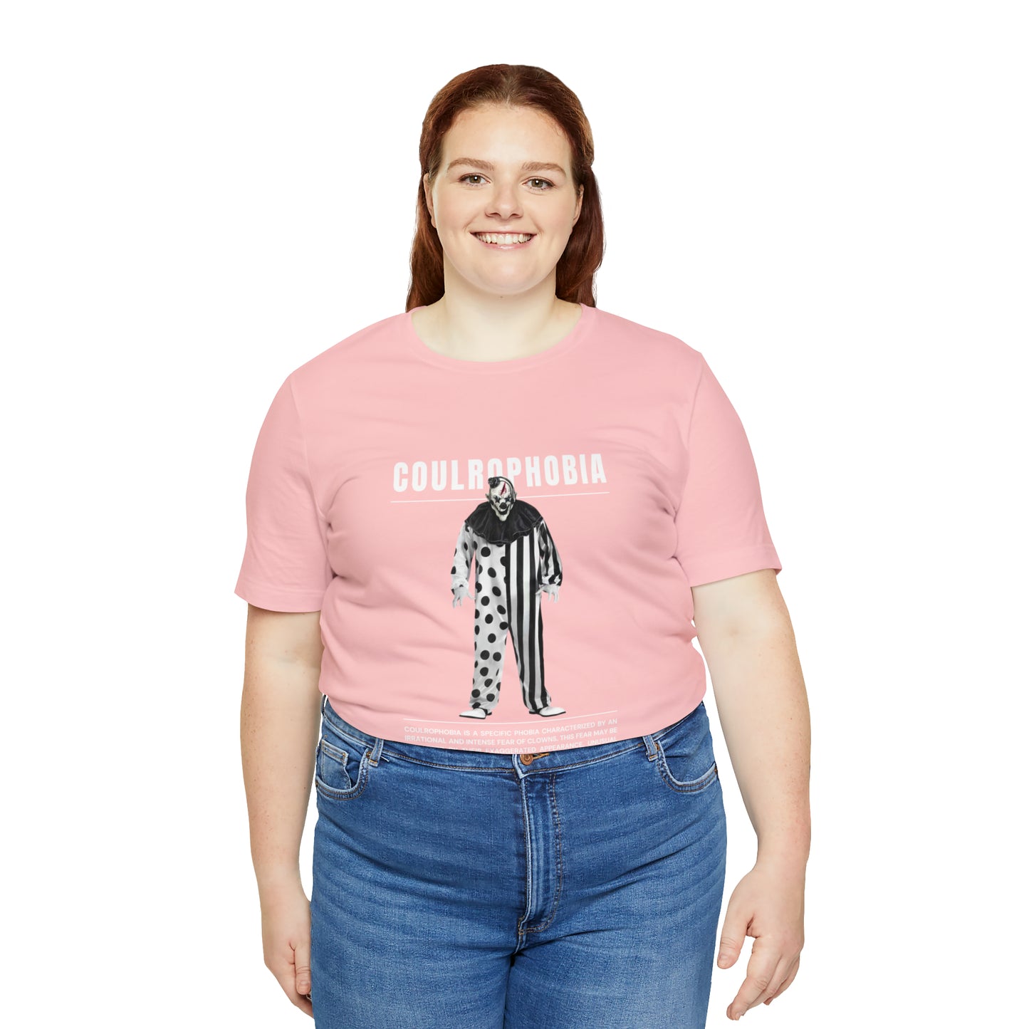 Coulrophobia Fear of Clowns Halloween Tee
