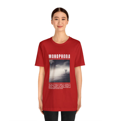 Monophobia Fear of Being Alone Halloween Tee