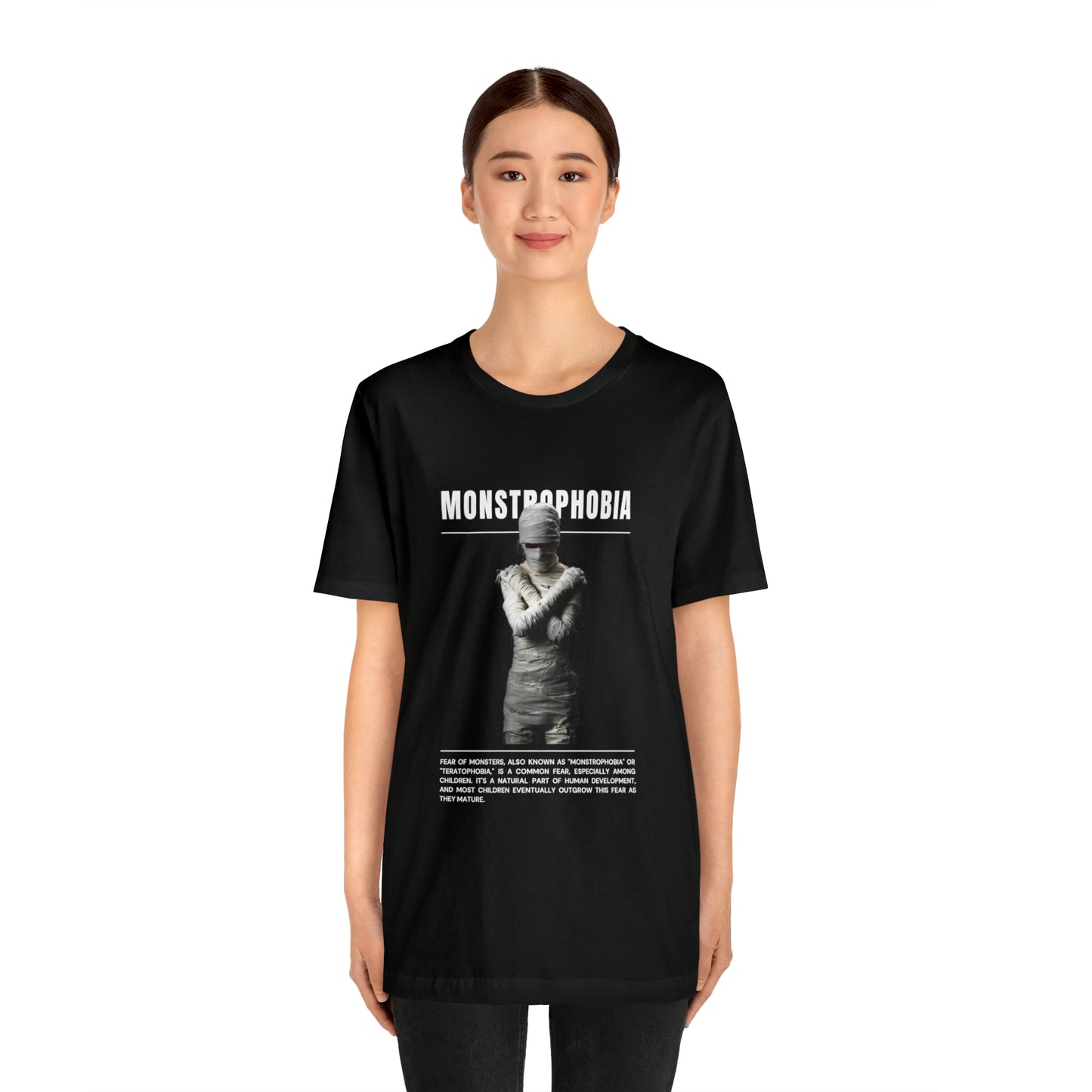 Monstrophobia Fear of Monsters Halloween Tee