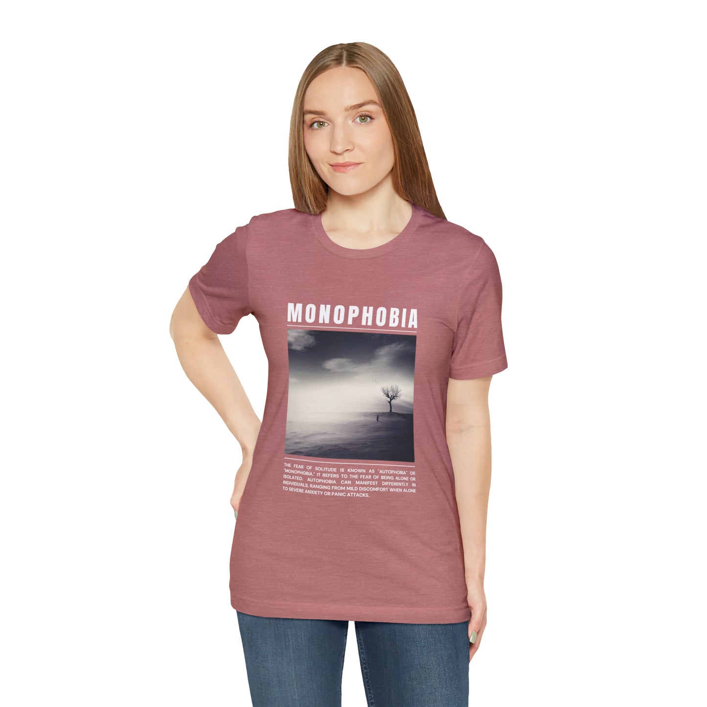 Monophobia Fear of Being Alone Halloween Tee