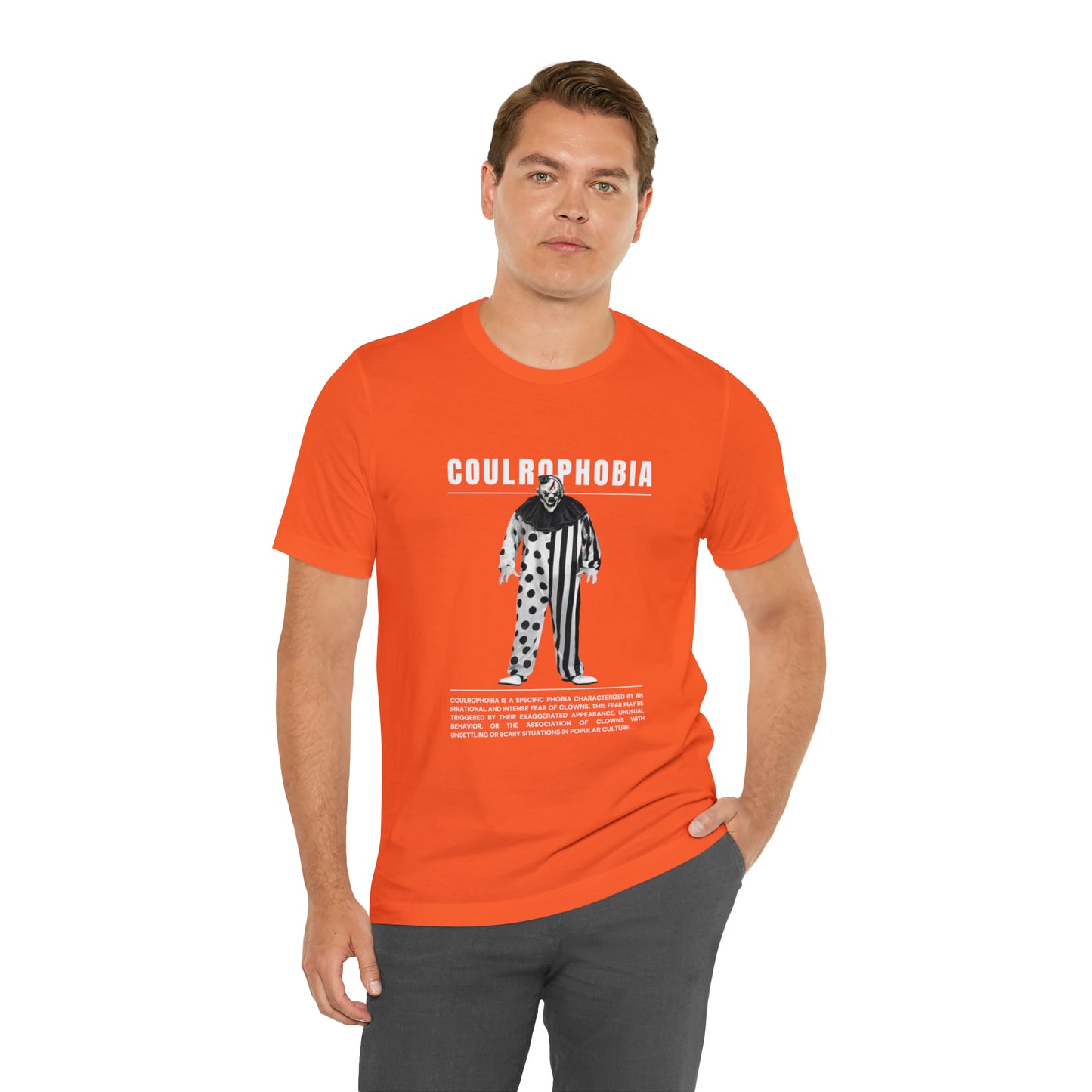 Coulrophobia Fear of Clowns Halloween Tee