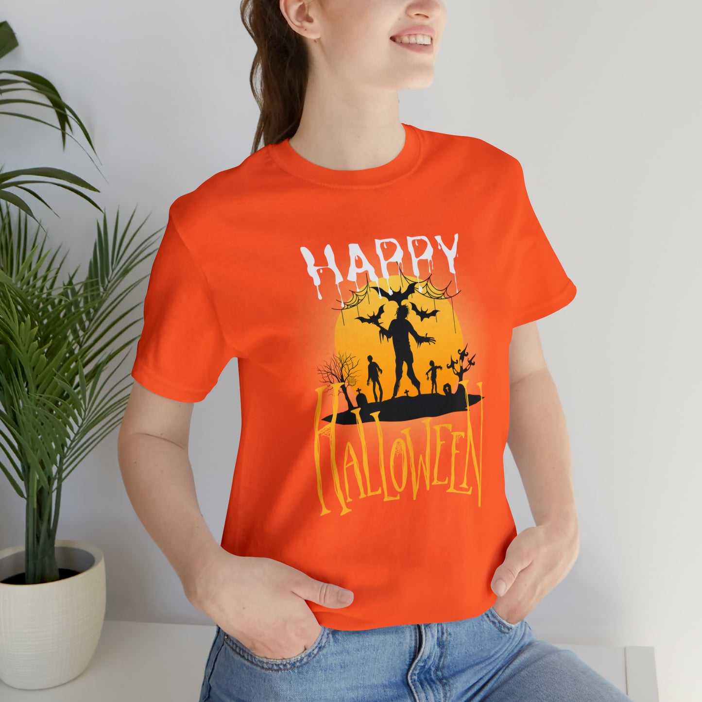 Happy Halloween Graveyard Tee