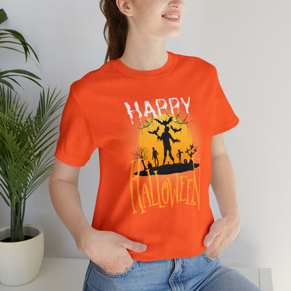 Happy Halloween Graveyard Tee