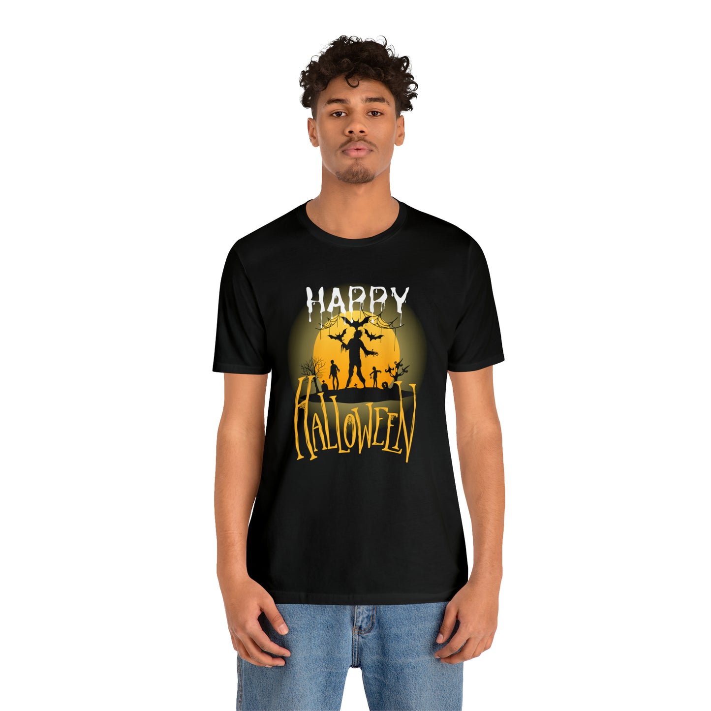 Happy Halloween Graveyard Tee