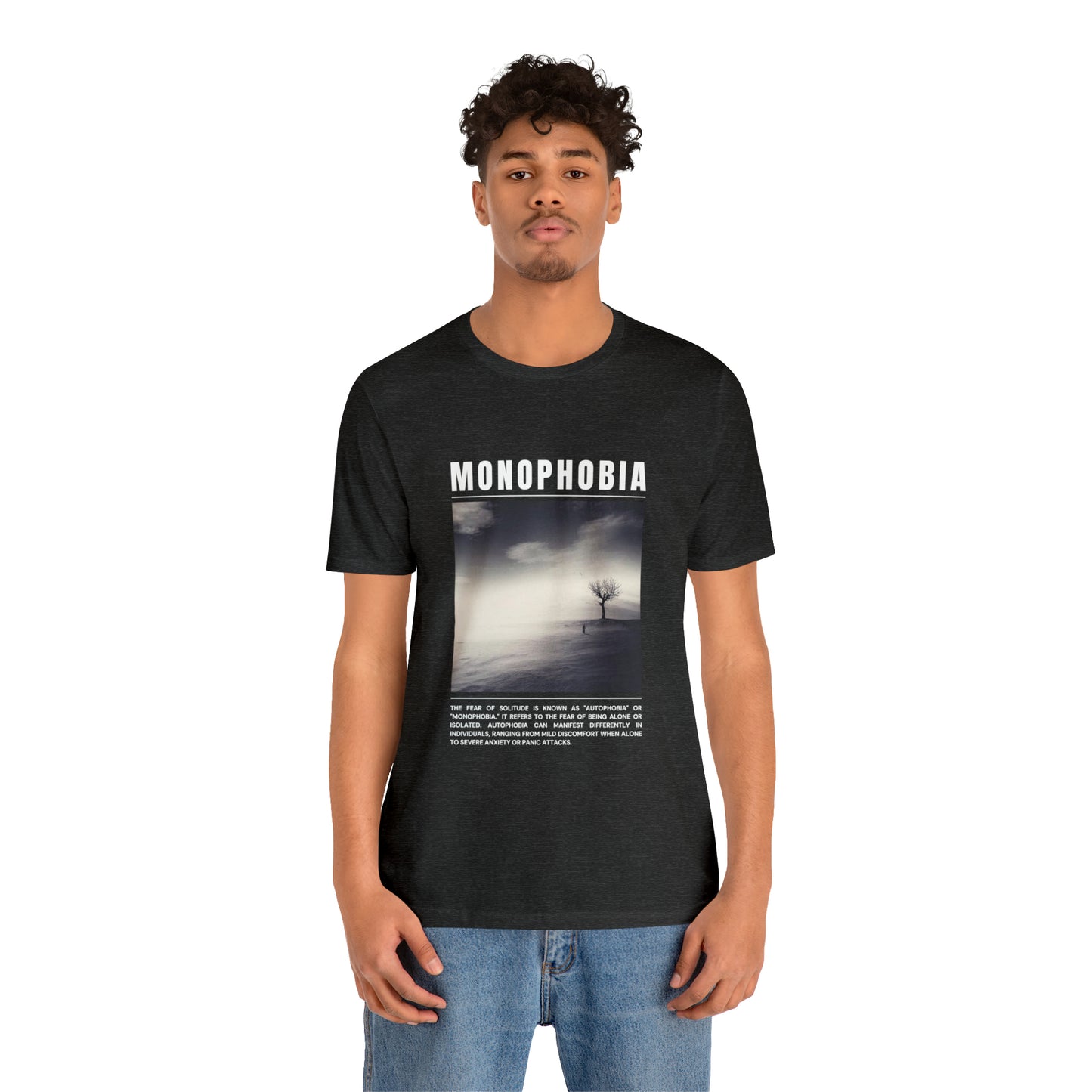 Monophobia Fear of Being Alone Halloween Tee
