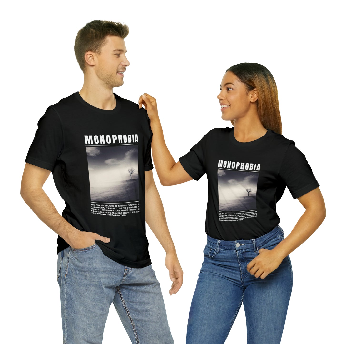 Monophobia Fear of Being Alone Halloween Tee