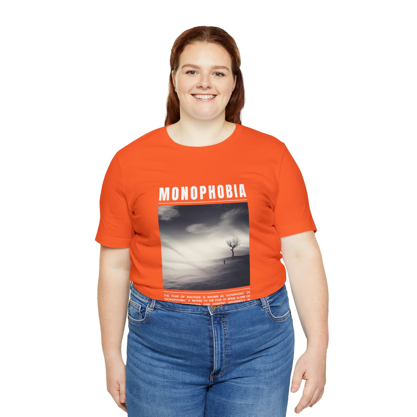 Monophobia Fear of Being Alone Halloween Tee