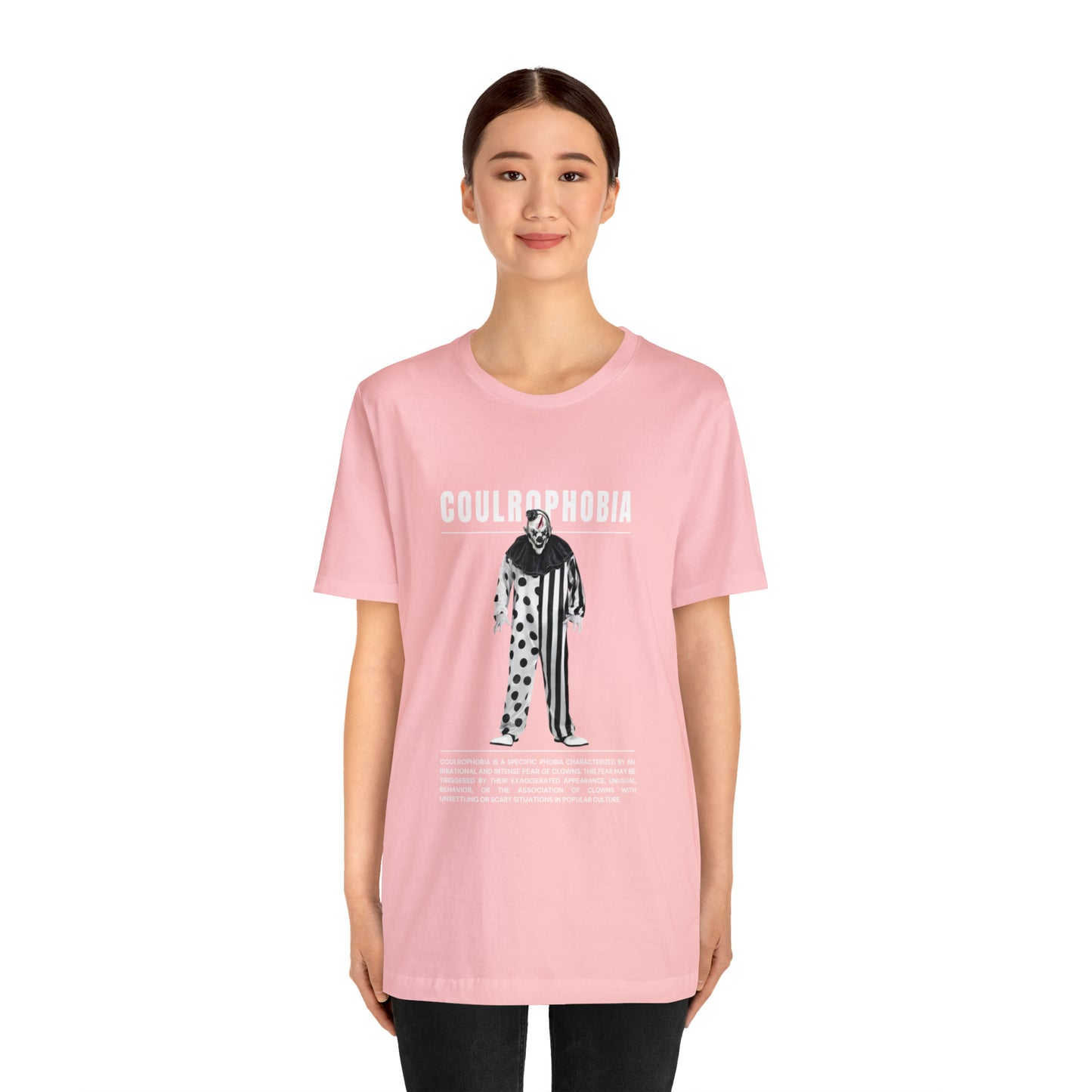 Coulrophobia Fear of Clowns Halloween Tee