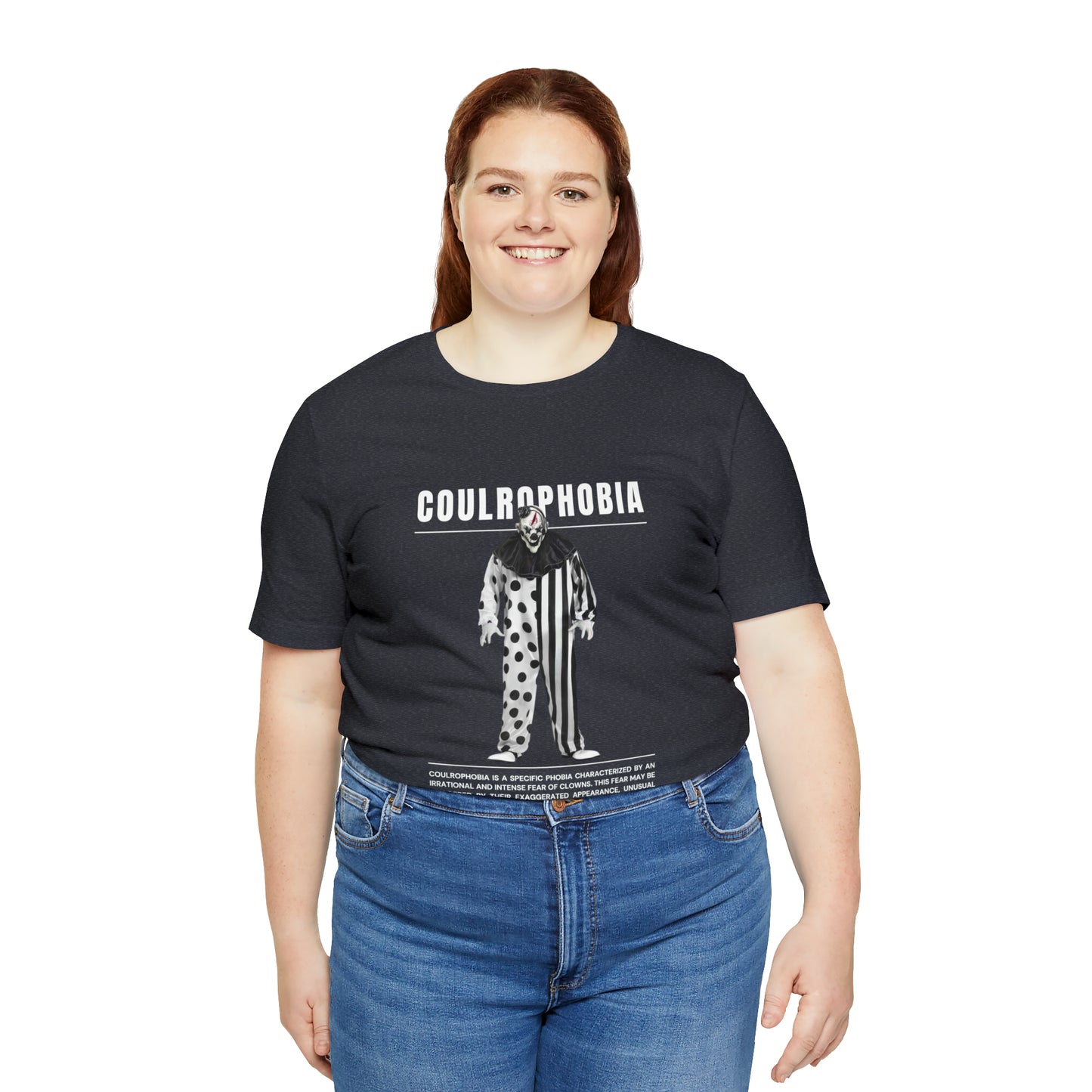 Coulrophobia Fear of Clowns Halloween Tee