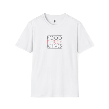 Food Fire + Knives Culinary T-Shirt - BRAZEN BUY thsirt shirt