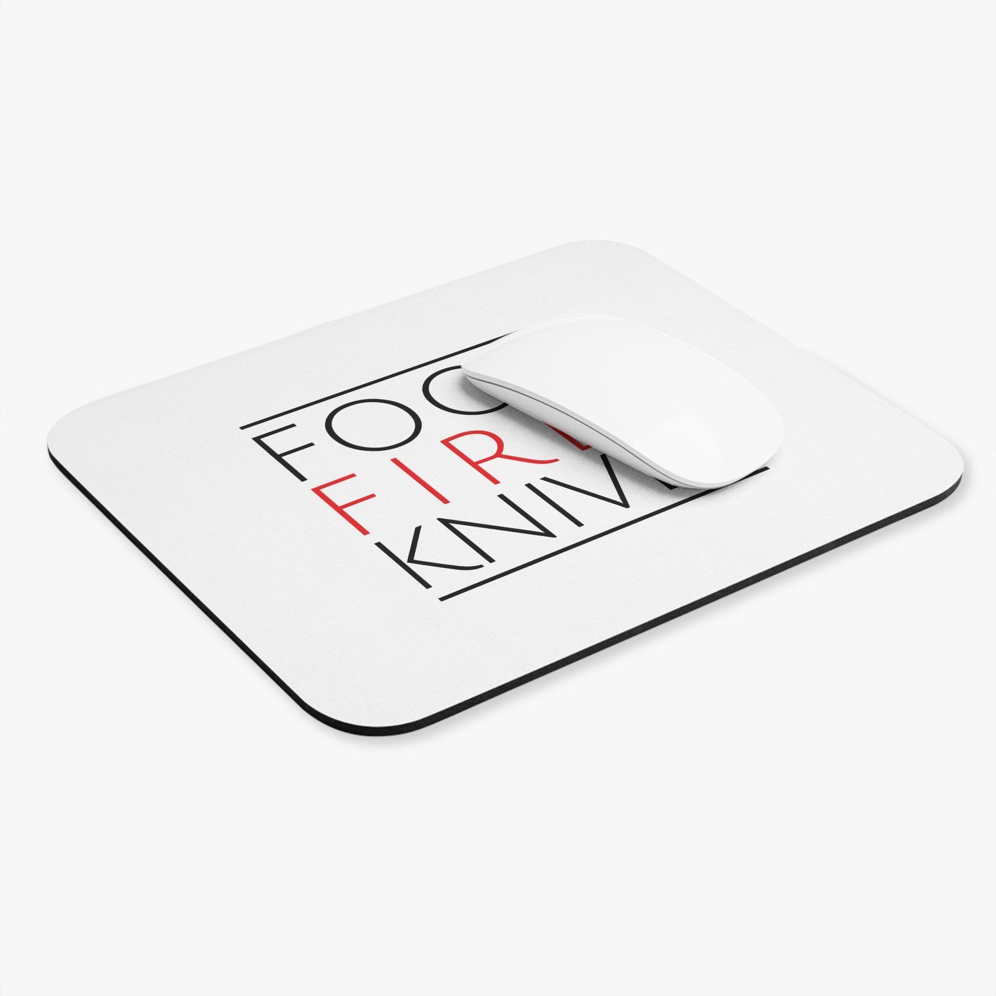 Food Fire + Knives Mouse Pad - BRAZEN BUY thsirt shirt