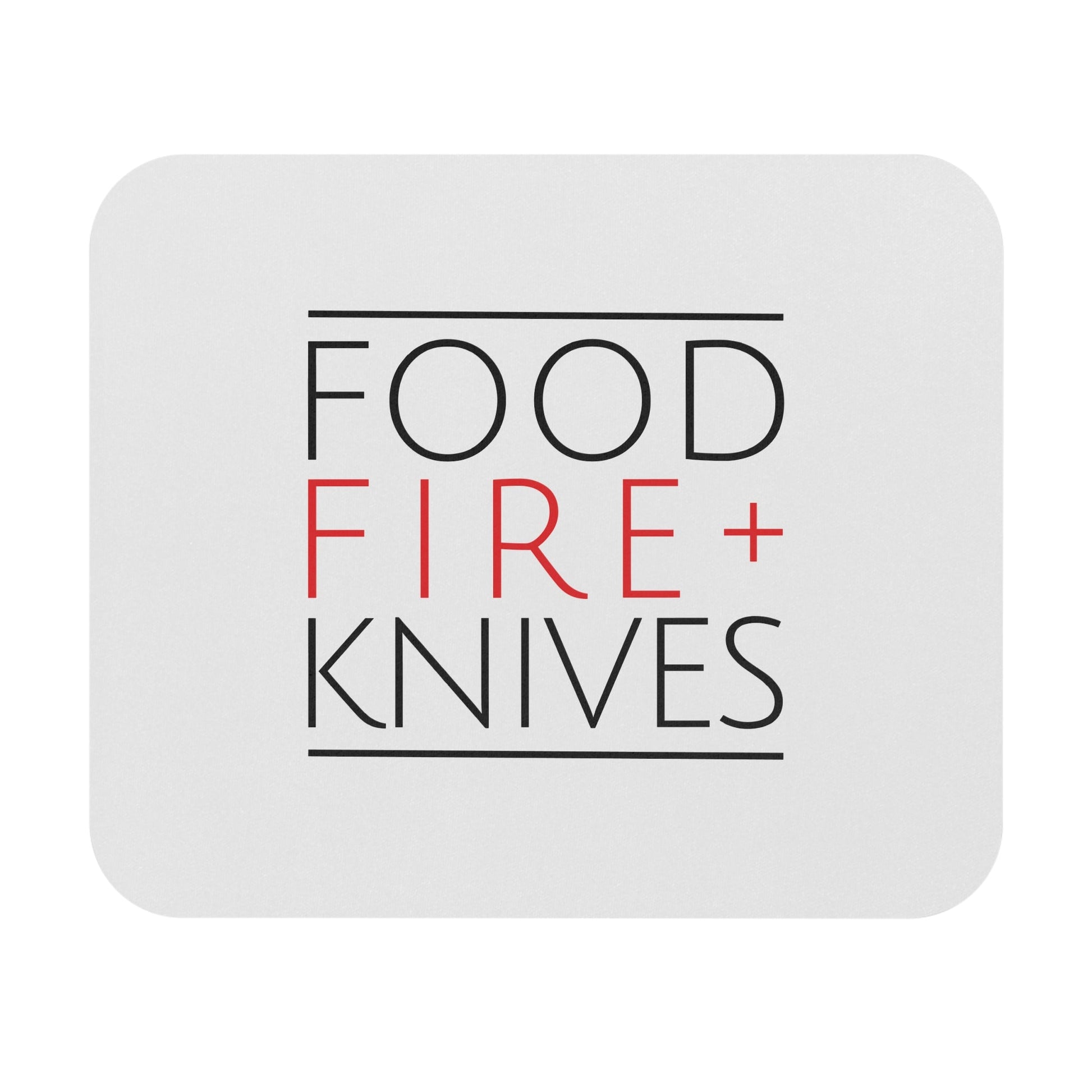 Food Fire + Knives Mouse Pad - BRAZEN BUY thsirt shirt