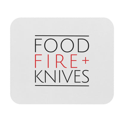 Food Fire + Knives Mouse Pad - BRAZEN BUY thsirt shirt