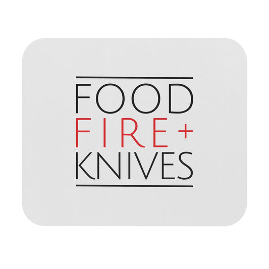Food Fire + Knives Mouse Pad - BRAZEN BUY thsirt shirt
