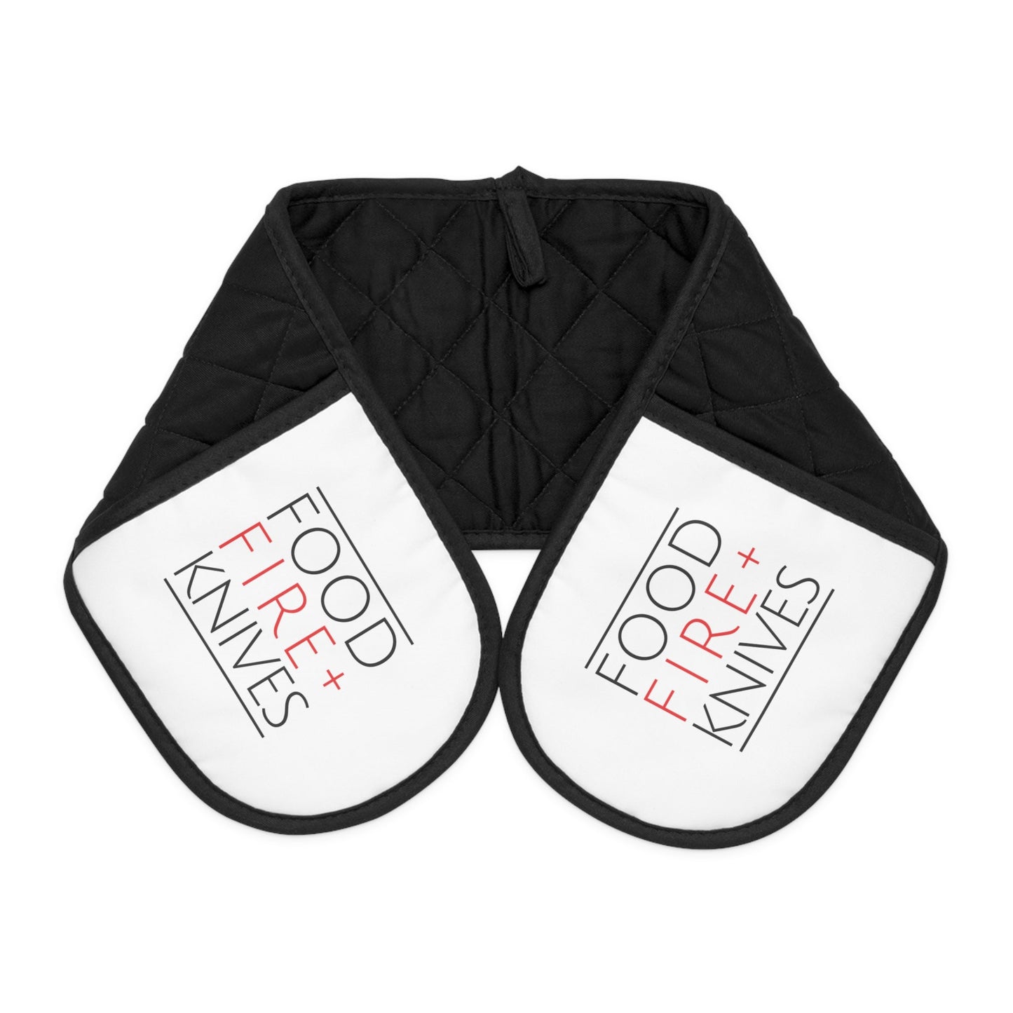 Food Fire + Knives Oven Mitts - BRAZEN BUY thsirt shirt