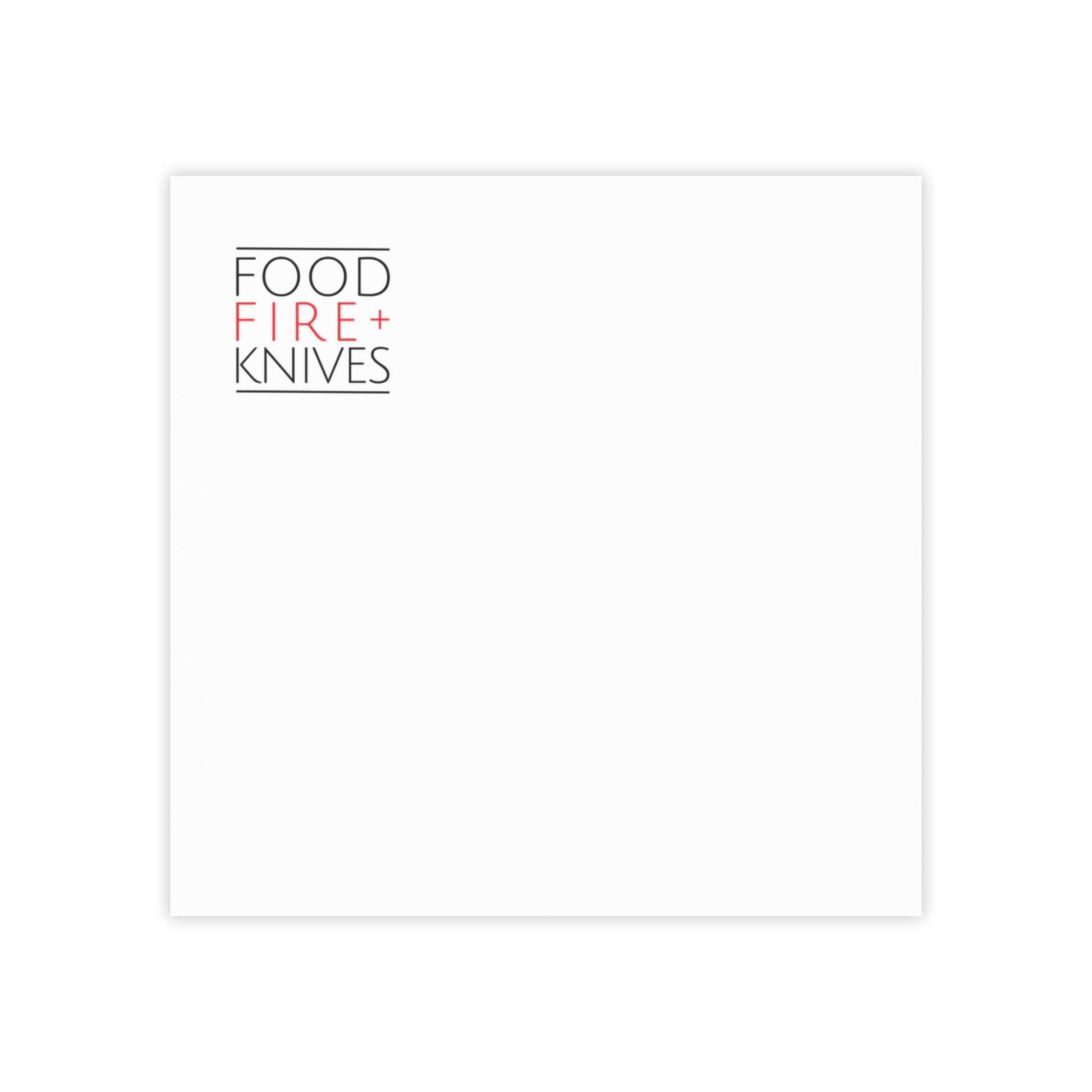 Food Fire + Knives Post - it® Note Pads - BRAZEN BUY thsirt shirt