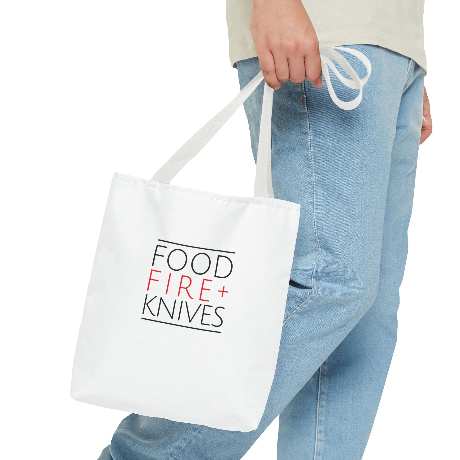 Food Fire + Knives Tote Bag - BRAZEN BUY thsirt shirt