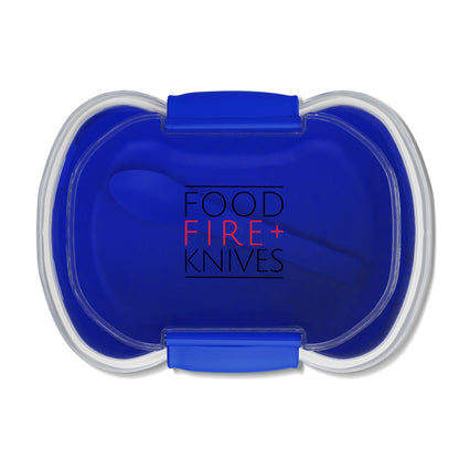 Food Fire + Knives Two - Tier Bento Box - BRAZEN BUY thsirt shirt