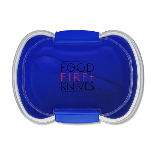 Food Fire + Knives Two - Tier Bento Box - BRAZEN BUY thsirt shirt