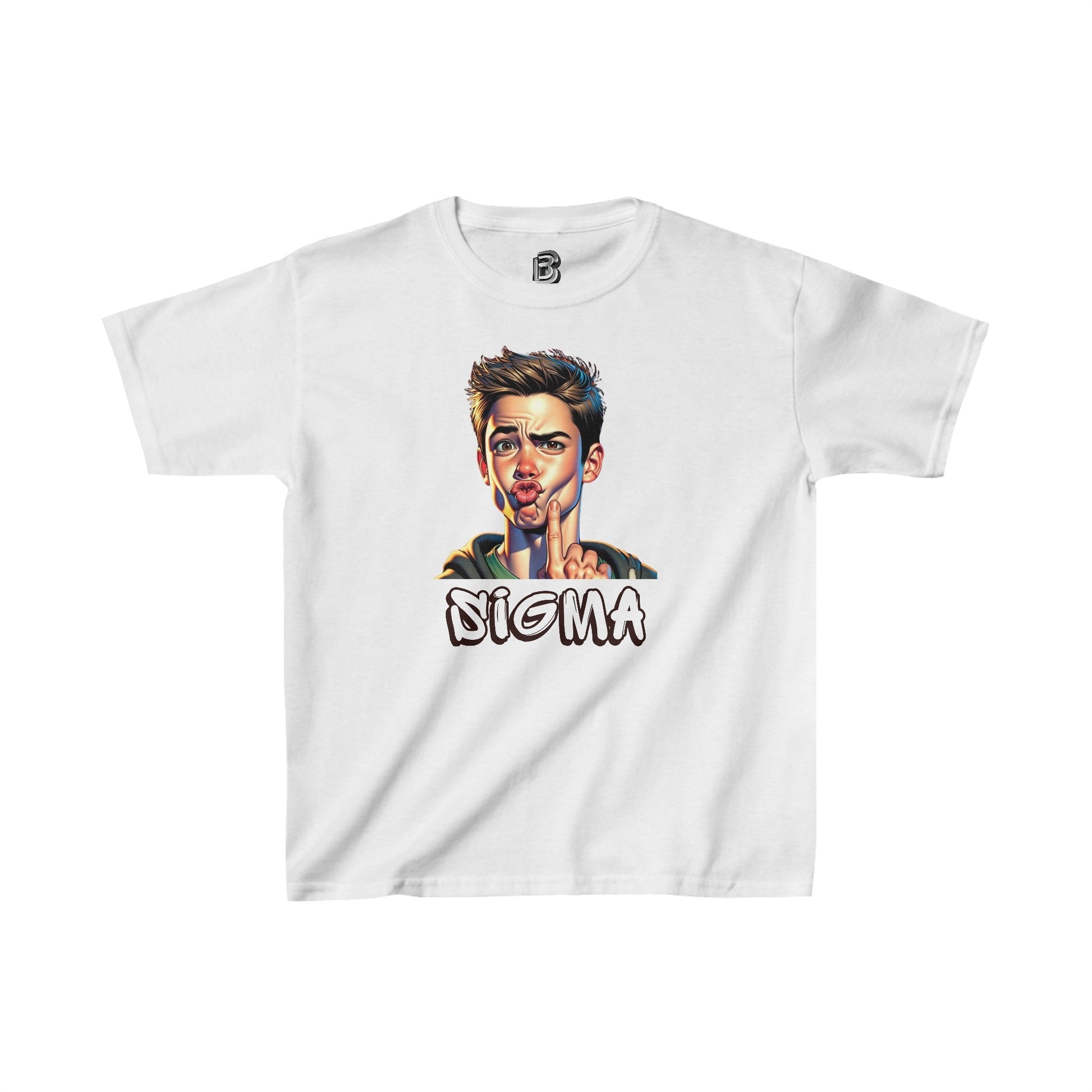 Sigma Kids Heavy CottonTee - BRAZEN BUY thsirt shirt