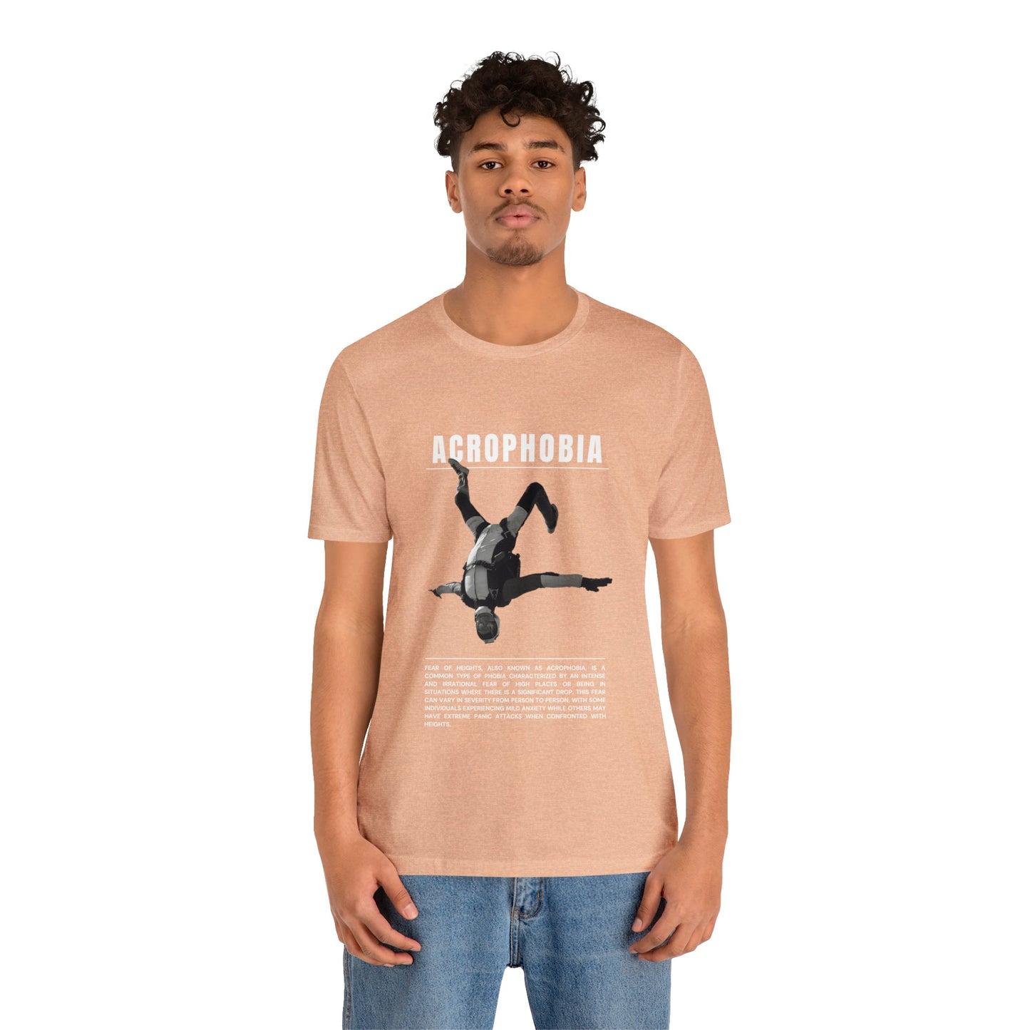 Acrophobia Fear of Heights Halloween Tee - BRAZEN BUY thsirt shirt