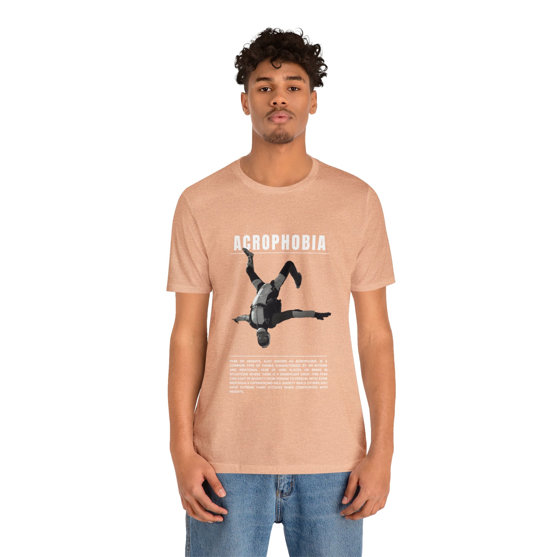 Acrophobia Fear of Heights Halloween Tee - BRAZEN BUY thsirt shirt