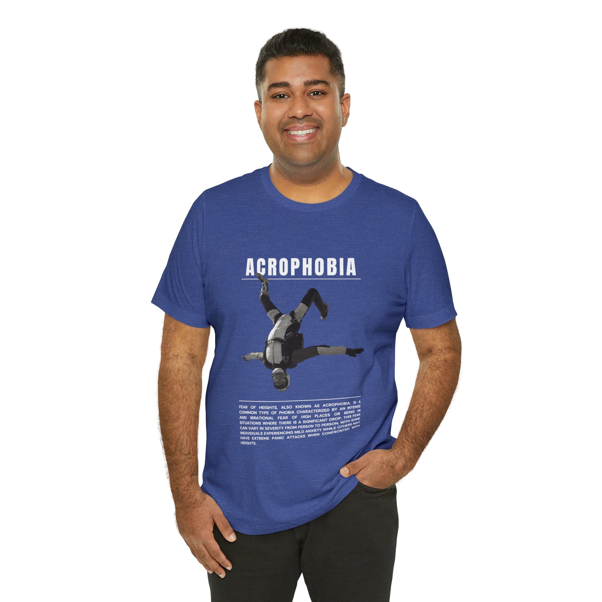 Acrophobia Fear of Heights Halloween Tee - BRAZEN BUY thsirt shirt