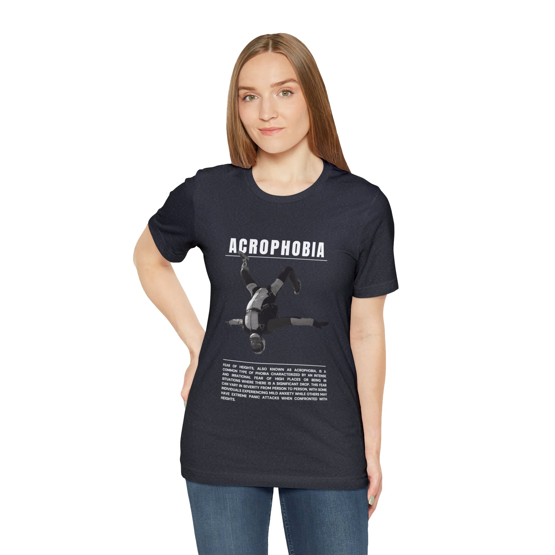 Acrophobia Fear of Heights Halloween Tee - BRAZEN BUY thsirt shirt