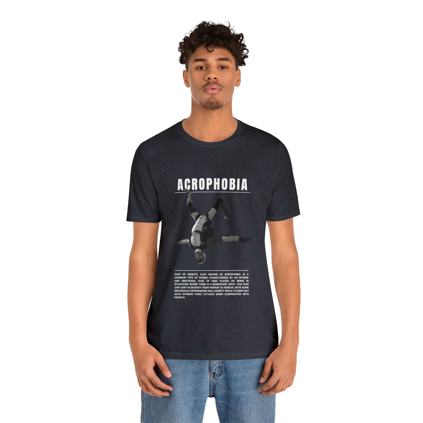 Acrophobia Fear of Heights Halloween Tee - BRAZEN BUY thsirt shirt
