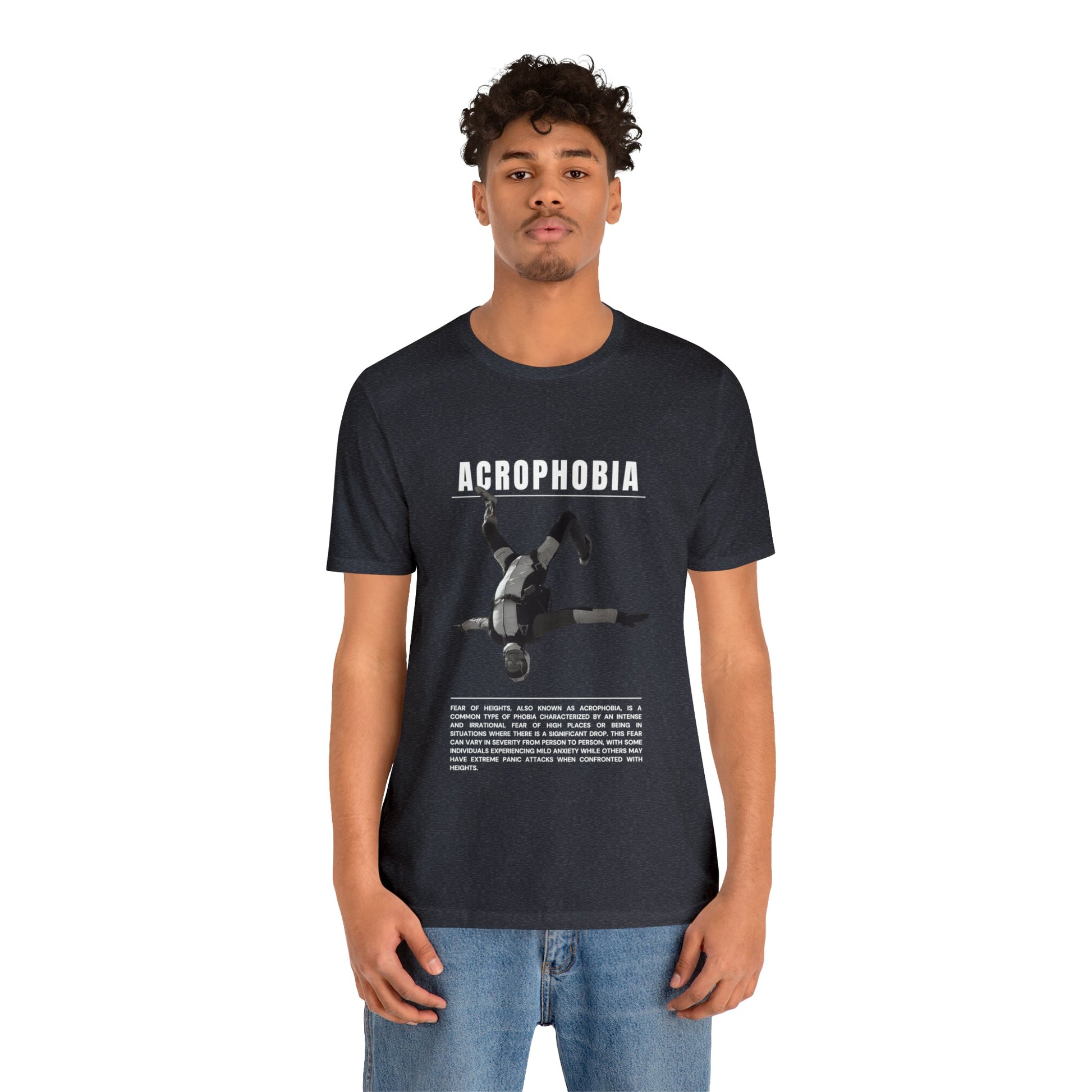 Acrophobia Fear of Heights Halloween Tee - BRAZEN BUY thsirt shirt