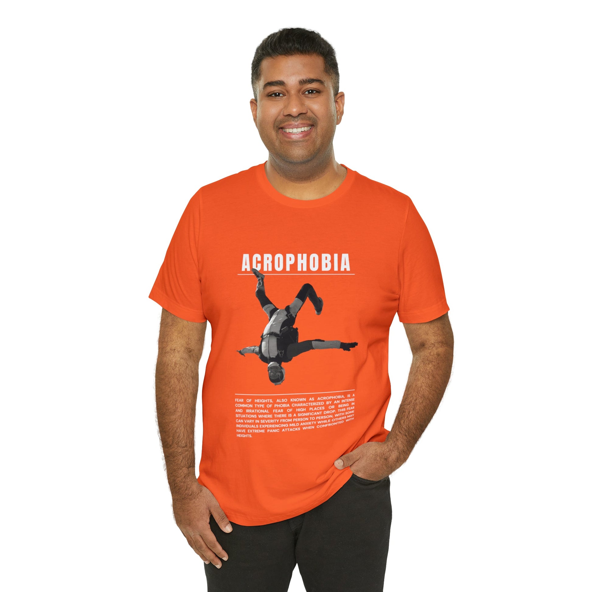 Acrophobia Fear of Heights Halloween Tee - BRAZEN BUY thsirt shirt