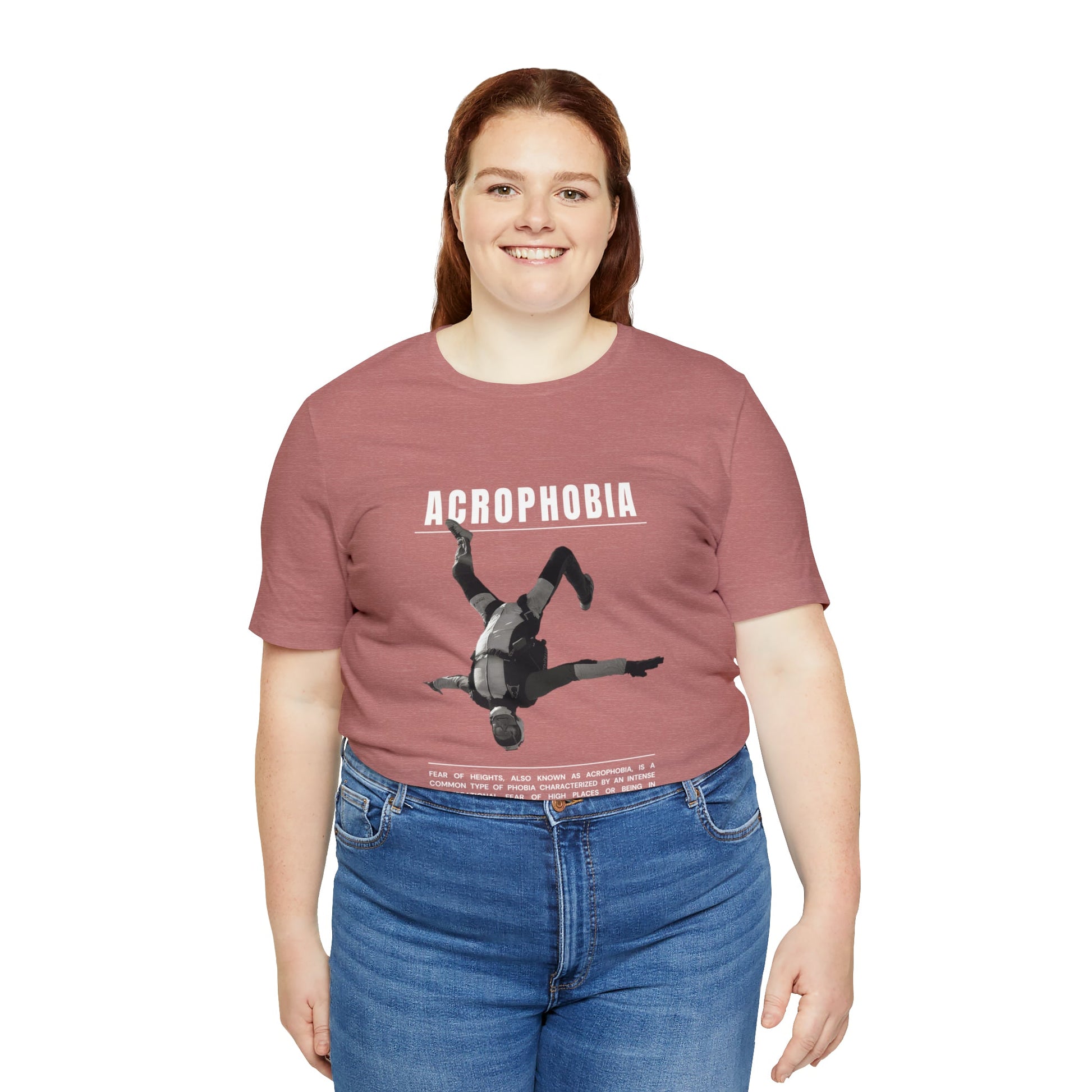 Acrophobia Fear of Heights Halloween Tee - BRAZEN BUY thsirt shirt