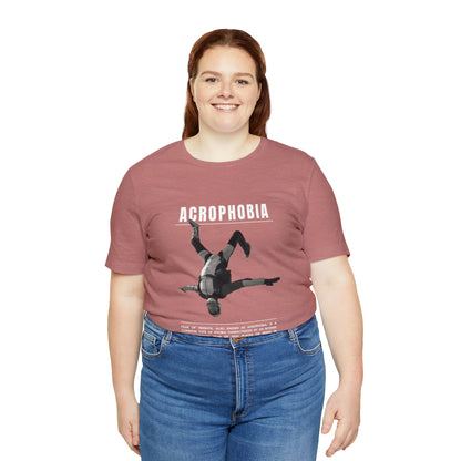 Acrophobia Fear of Heights Halloween Tee - BRAZEN BUY thsirt shirt