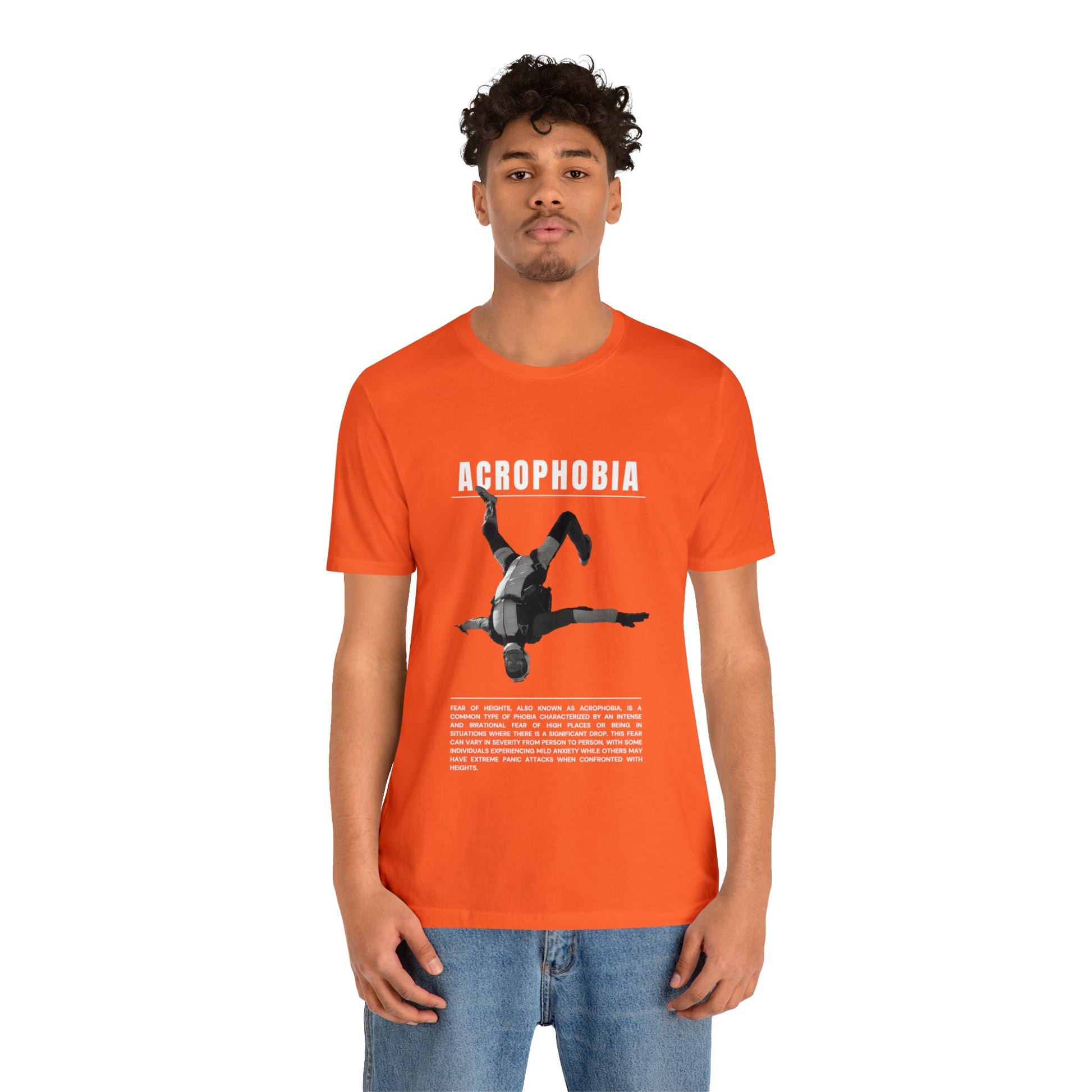 Acrophobia Fear of Heights Halloween Tee - BRAZEN BUY thsirt shirt
