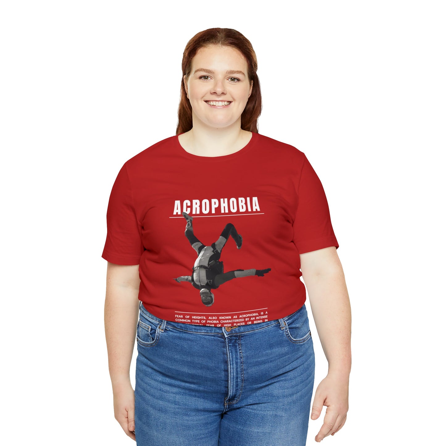 Acrophobia Fear of Heights Halloween Tee - BRAZEN BUY thsirt shirt