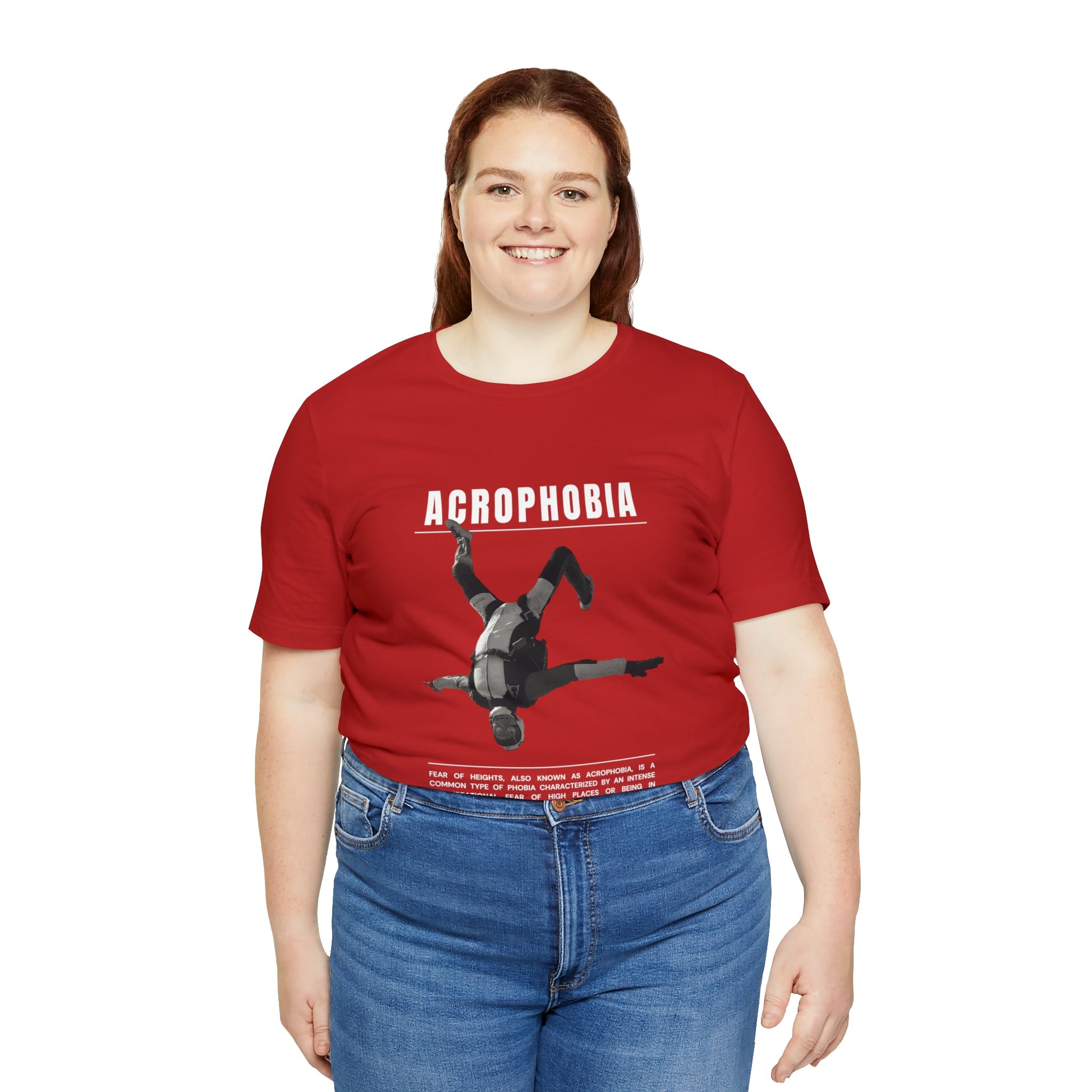 Acrophobia Fear of Heights Halloween Tee - BRAZEN BUY thsirt shirt