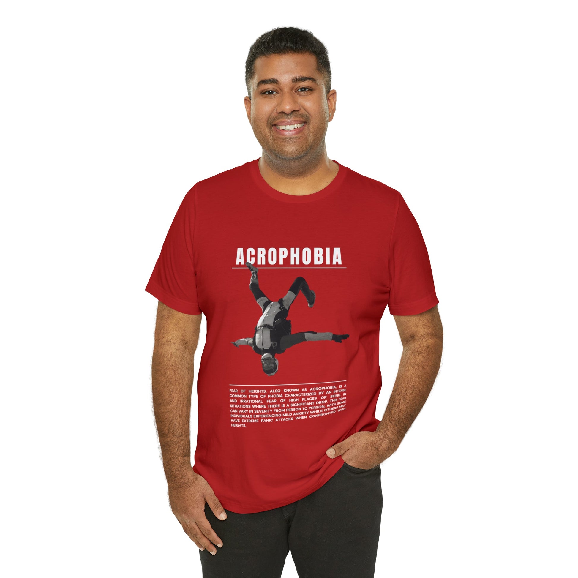 Acrophobia Fear of Heights Halloween Tee - BRAZEN BUY thsirt shirt