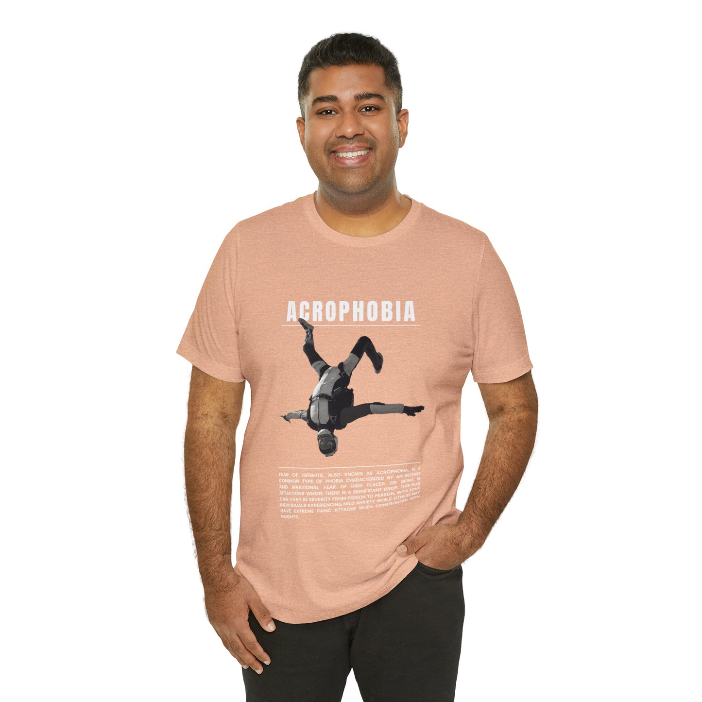 Acrophobia Fear of Heights Halloween Tee - BRAZEN BUY thsirt shirt