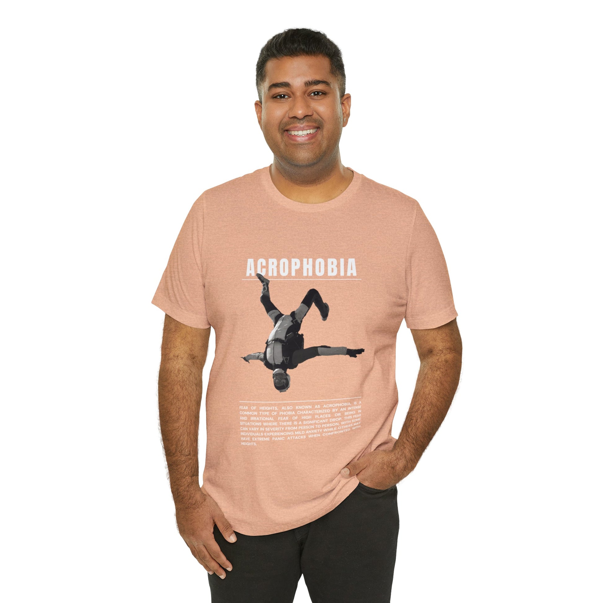 Acrophobia Fear of Heights Halloween Tee - BRAZEN BUY thsirt shirt