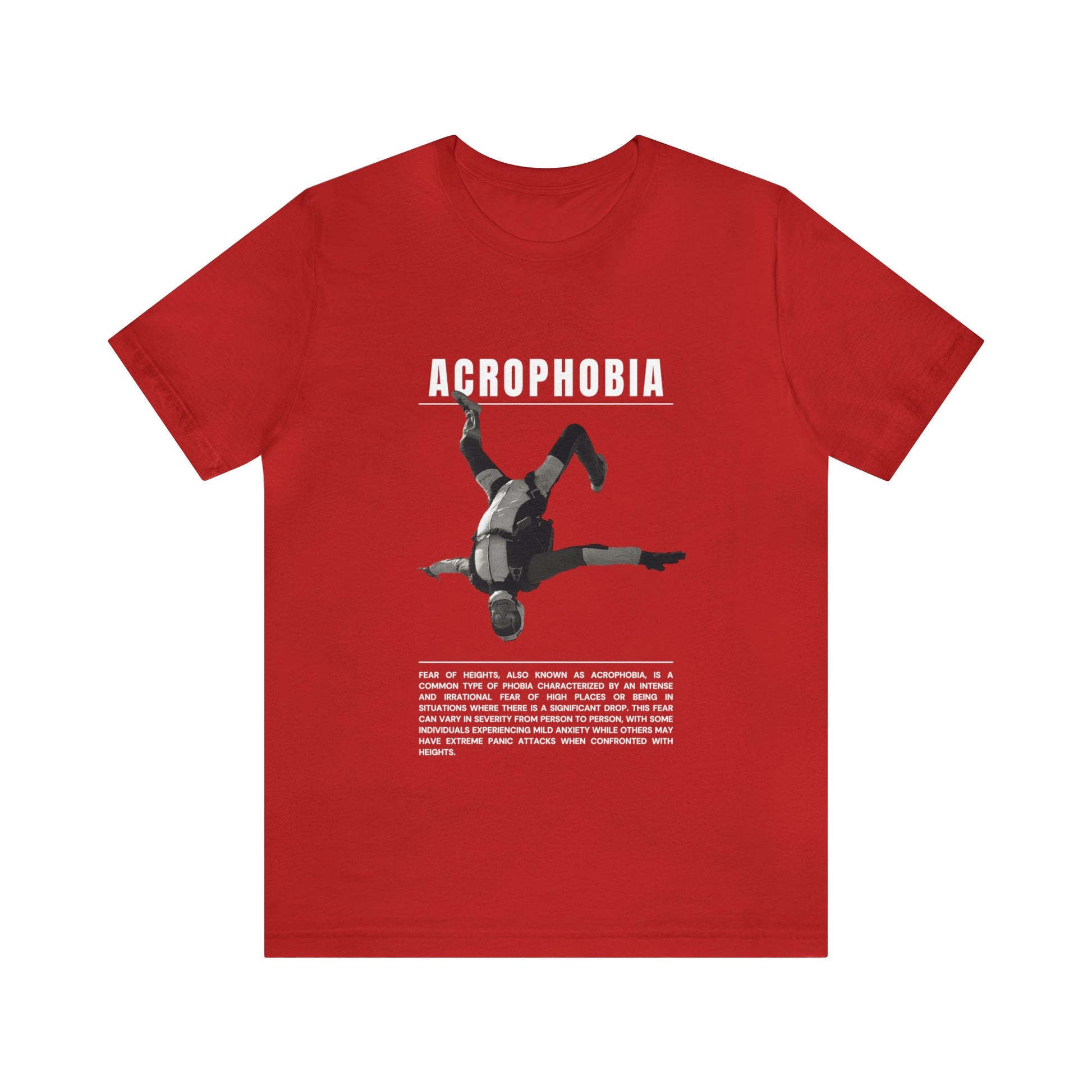 Acrophobia Fear of Heights Halloween Tee - BRAZEN BUY thsirt shirt
