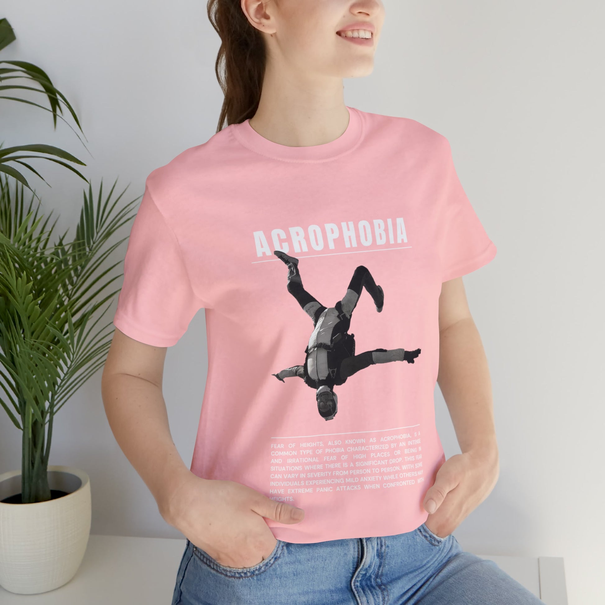 Acrophobia Fear of Heights Halloween Tee - BRAZEN BUY thsirt shirt