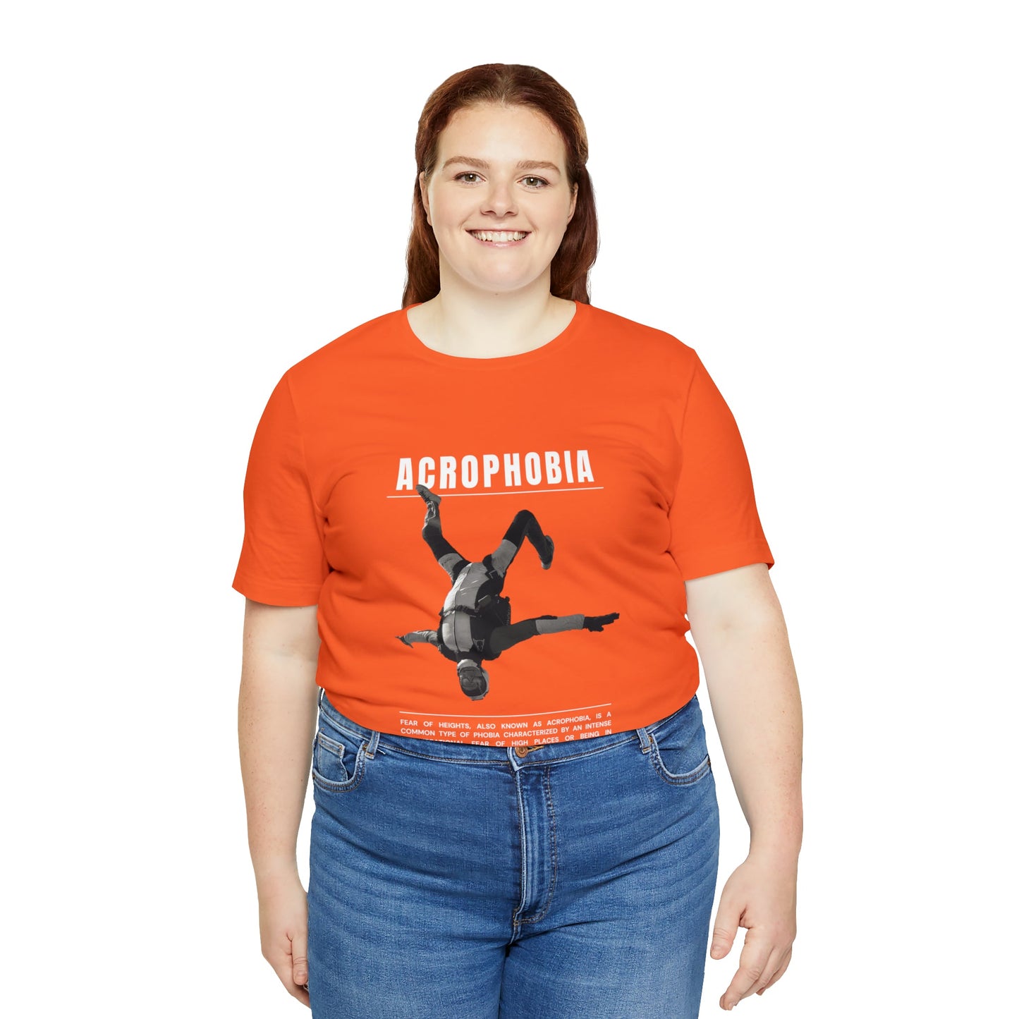 Acrophobia Fear of Heights Halloween Tee - BRAZEN BUY thsirt shirt