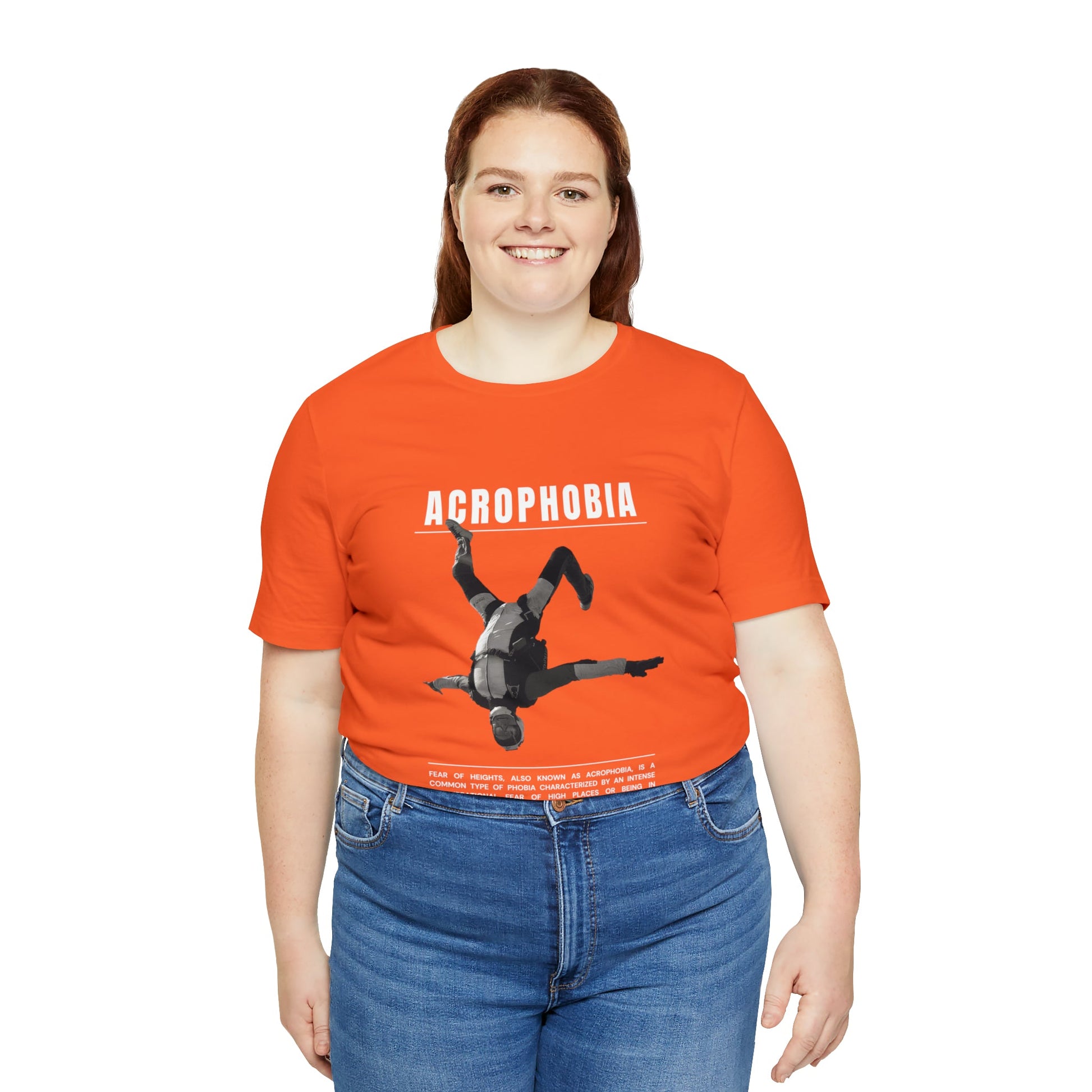 Acrophobia Fear of Heights Halloween Tee - BRAZEN BUY thsirt shirt