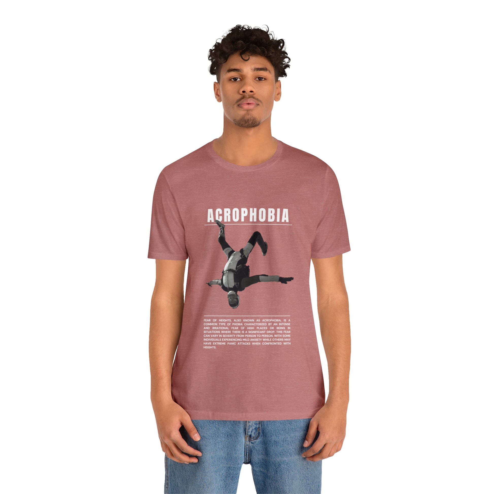 Acrophobia Fear of Heights Halloween Tee - BRAZEN BUY thsirt shirt