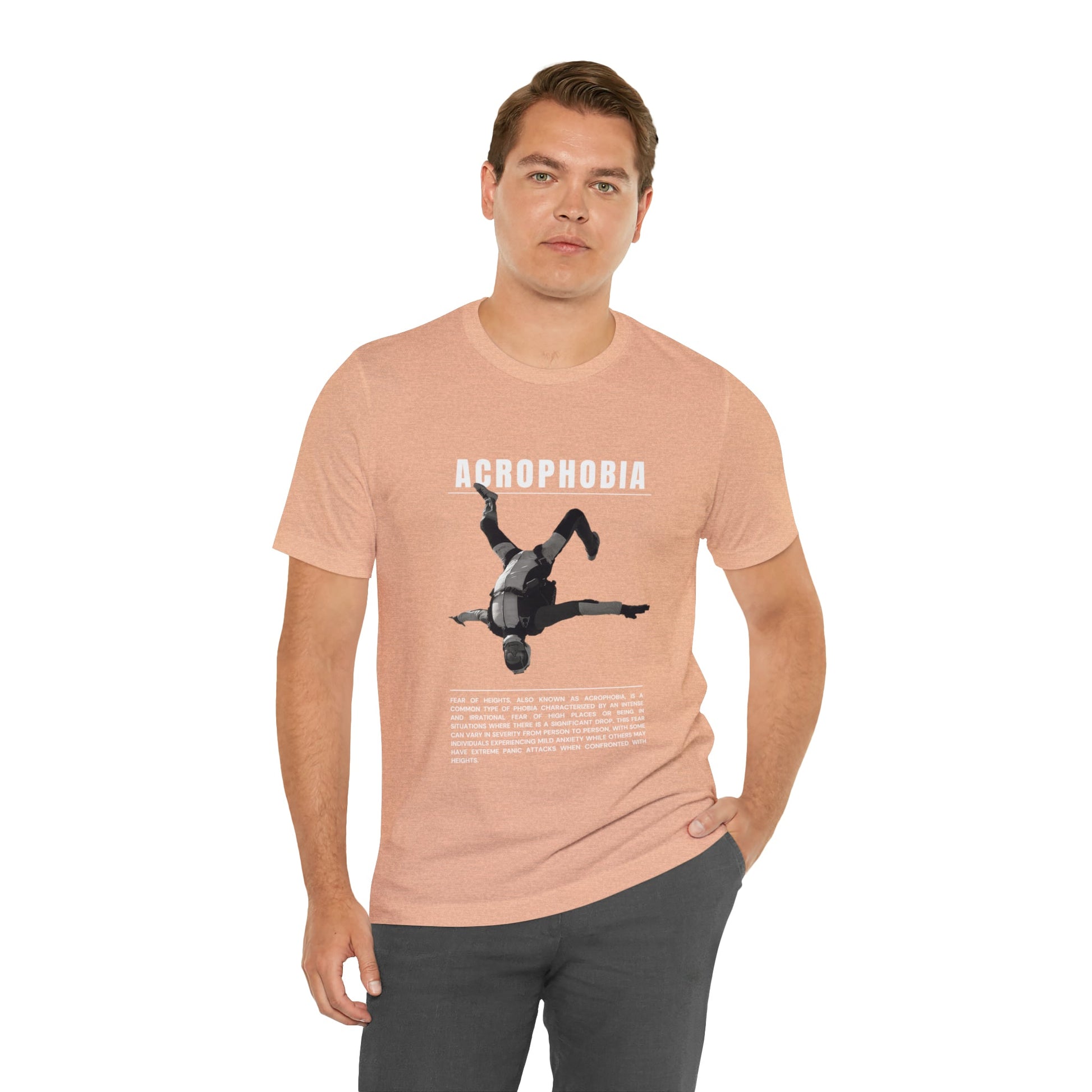 Acrophobia Fear of Heights Halloween Tee - BRAZEN BUY thsirt shirt