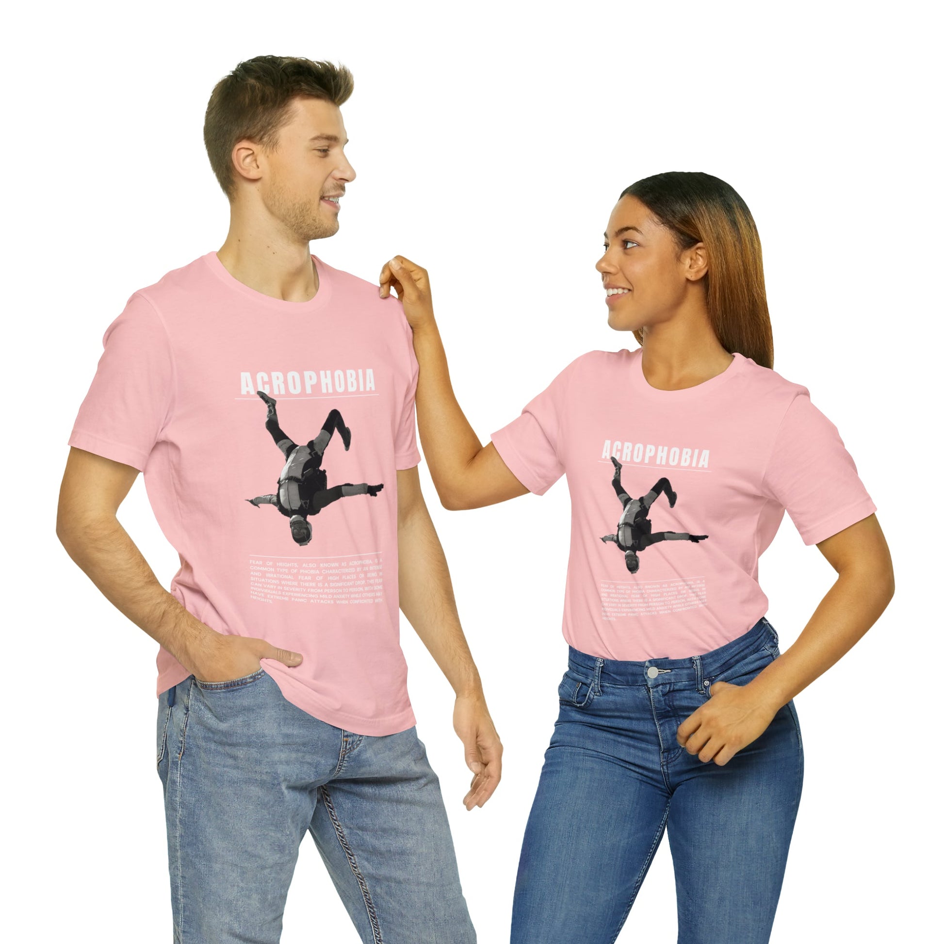 Acrophobia Fear of Heights Halloween Tee - BRAZEN BUY thsirt shirt