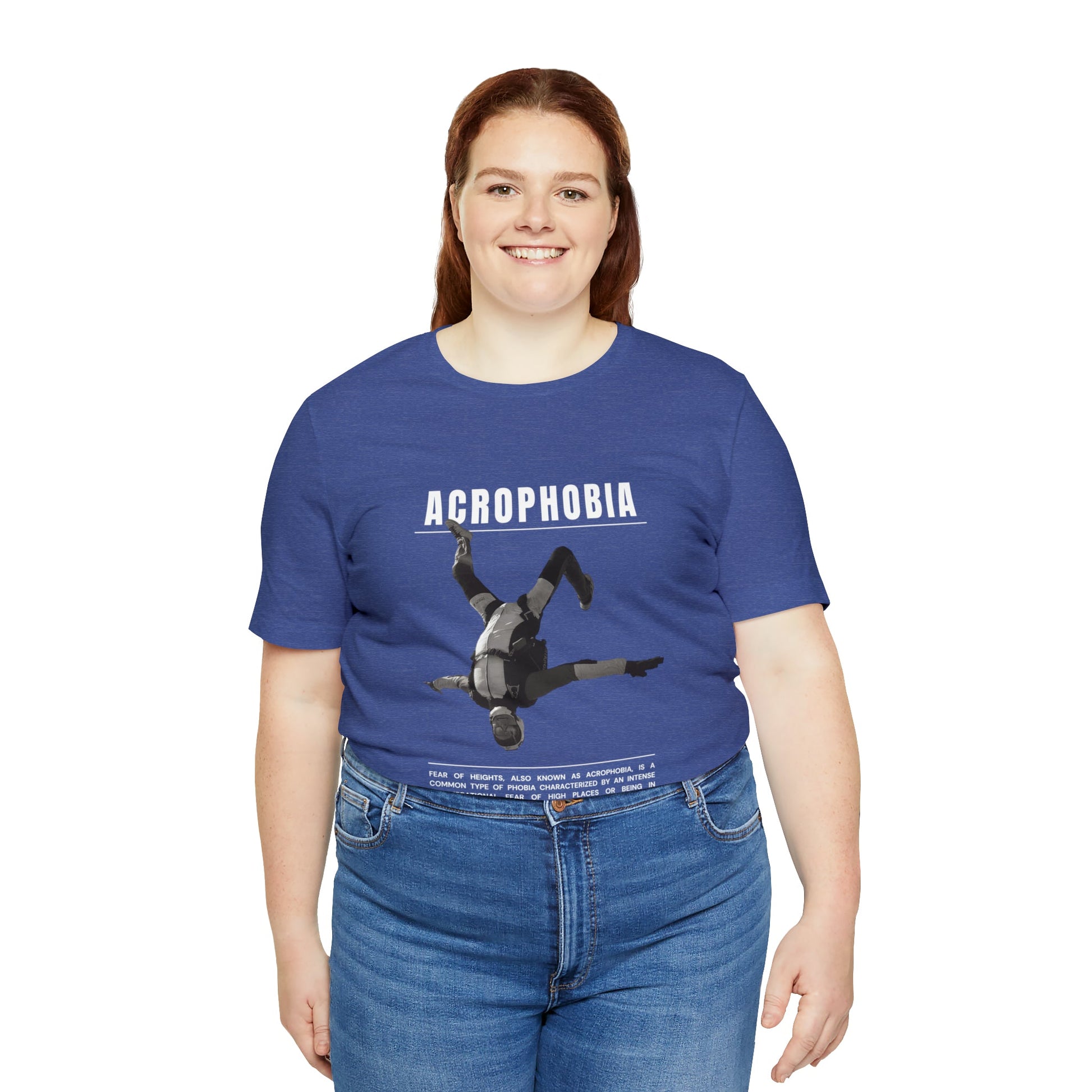 Acrophobia Fear of Heights Halloween Tee - BRAZEN BUY thsirt shirt