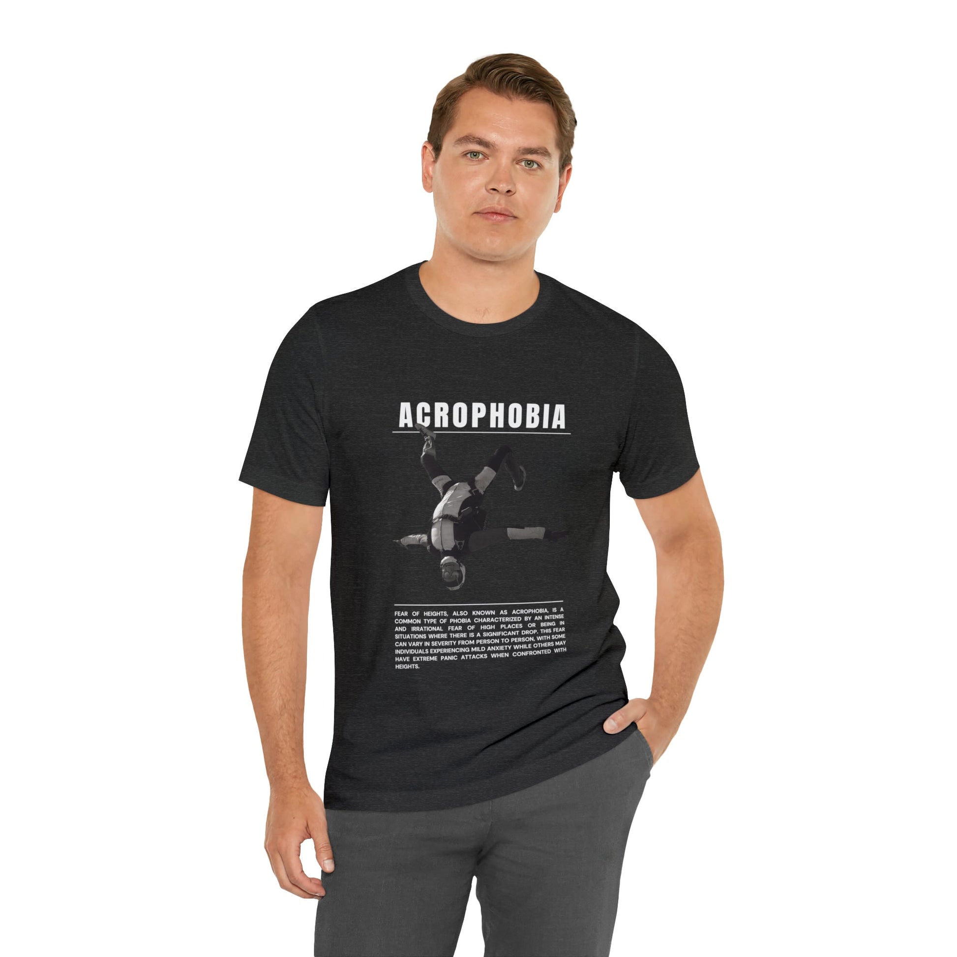 Acrophobia Fear of Heights Halloween Tee - BRAZEN BUY thsirt shirt