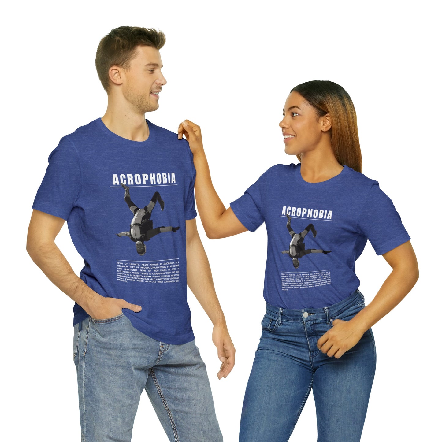 Acrophobia Fear of Heights Halloween Tee - BRAZEN BUY thsirt shirt
