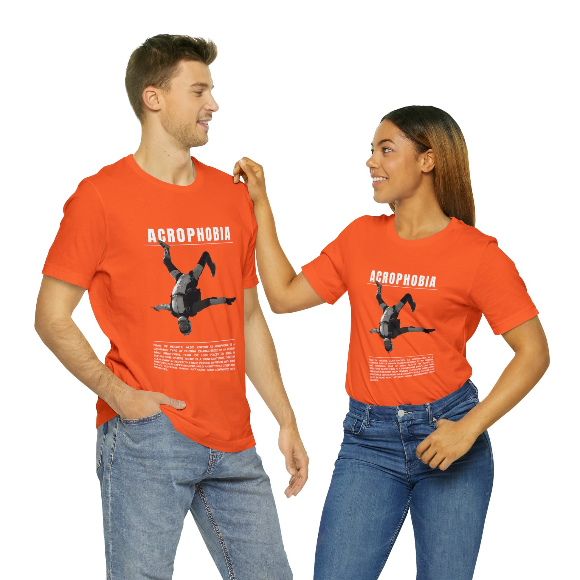 Acrophobia Fear of Heights Halloween Tee - BRAZEN BUY thsirt shirt